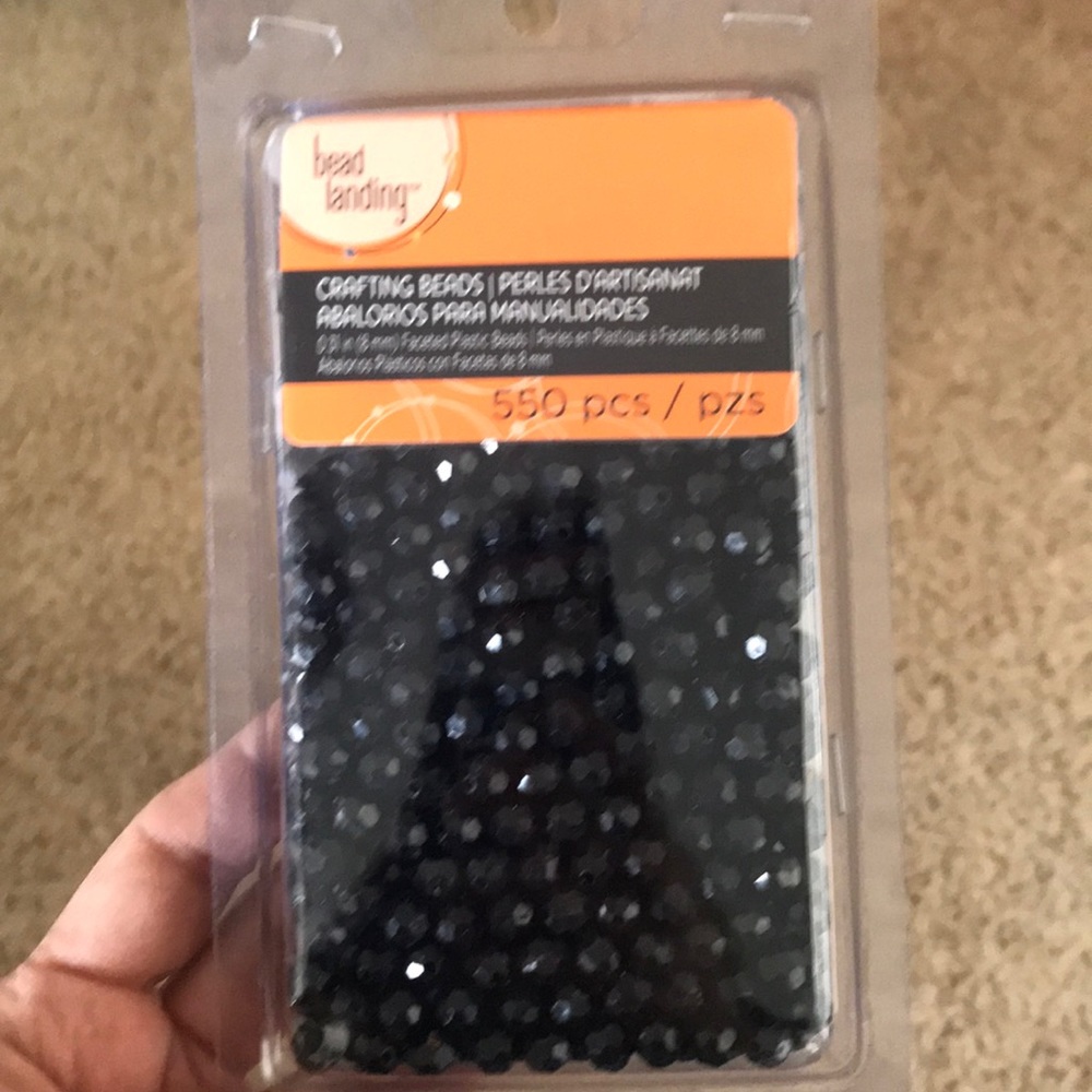 Final Price-Black crafting beads